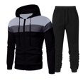 thumbnail image 1 of Birdeem Chemise à Manches Longues pour Hommes Ensemble de Sport à Capuche Assorti Manches Longues, 1 of 5