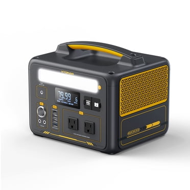 VTOMAN Jump 600X Portable Power Station,299Wh LiFePO4 Battery,600W AC Outlet 1200W Surge for Camping Emergency Power,RV,Christmas/Winter Home Backup