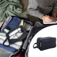 thumbnail image 4 of Vaidha Mens Toiletry Bag Travel Wash Pouch Large Capacity Outdoor Makeup Bag, 4 of 5