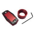 thumbnail image 1 of Lipstore Pool Chalk Holder Billiard Cue Chalk Box Mini Aluminum Alloy Chalk Case Pool Red with Back, 1 of 8