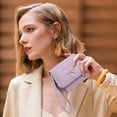 thumbnail image 4 of Women’s Lychee Pattern Soft Leather Bowknot Coin Purse Card Holder Mini Handbag with Zip Closure, Card Slots, ID Window and Coin Compartment, 4 of 6