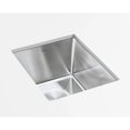 thumbnail image 3 of Zuhne 16 Gauge Stainless Steel 13 Inch Modena Bowl Undermount Bar & RV Sink, 3 of 11