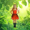 thumbnail image 1 of Northlight Red and Black Ladybug Girl Child Halloween Costume - Small, 1 of 5