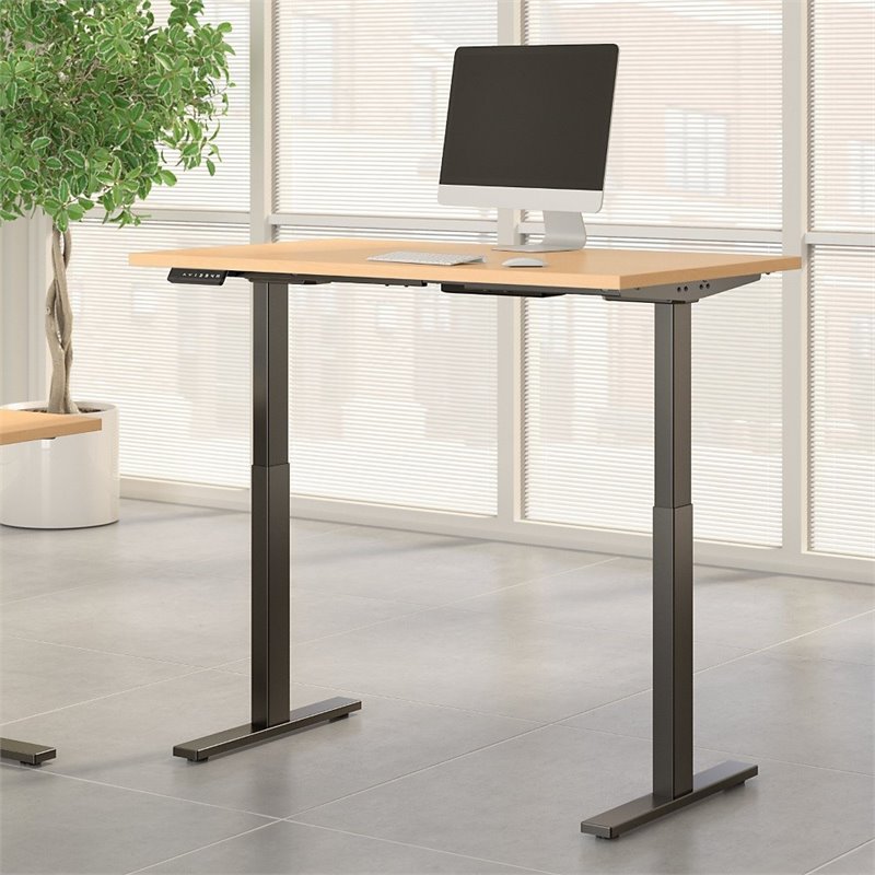 Move 60 Series Height Adjustable Standing Desk in Maple - Engineered Wood