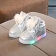 thumbnail image 1 of DPTALR oddler Infant Kids Baby Girls Rabbit LED Luminous Sport Shoes Sneakers, 1 of 6