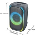 thumbnail image 2 of onn. Bluetooth Wireless Party Speaker with Multicolour LED Lighting, 2 of 7