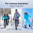 thumbnail image 3 of Gant de Cyclisme Coupe-Vent d'Extérieur d'Hiver Imperméable avec Écran Tactile pour Téléphone Intelligent, Gants Chauds Résistants au Vent Antidérapants Chauffants pour Randonnée, Conduite, Course, 3 of 11