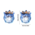 thumbnail image 3 of 2 Pcs Plastic Electronic Candle Light Liliaceous Flower Shaped Flameless LED Tea Light Candle for Wedding Party Table Centerpiece Decoration with Transparent Glow Blue Pink Coffee Clear, 3 of 6