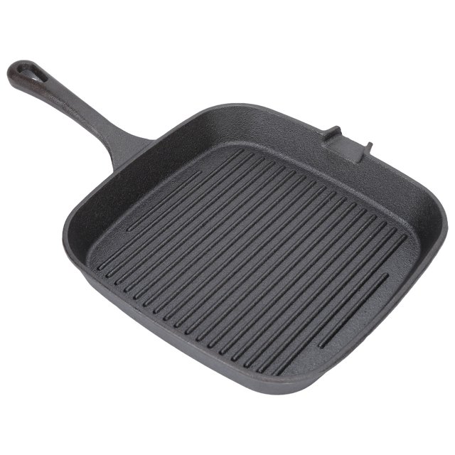ANGGREK Steak Skillet , Grill Pan Iron Material For Kitchen For Restaurant