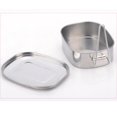thumbnail image 3 of Abbracc Conteneur de Stockage Alimentaire en Acier Inoxydable Bento - Double Couche TG, comme Couche Simple L, 3 of 9