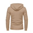 thumbnail image 4 of MesaSe Mens Hooded Sweater Coat With Solid Color Zipper Pocket In Autumn And Winter, 4 of 5