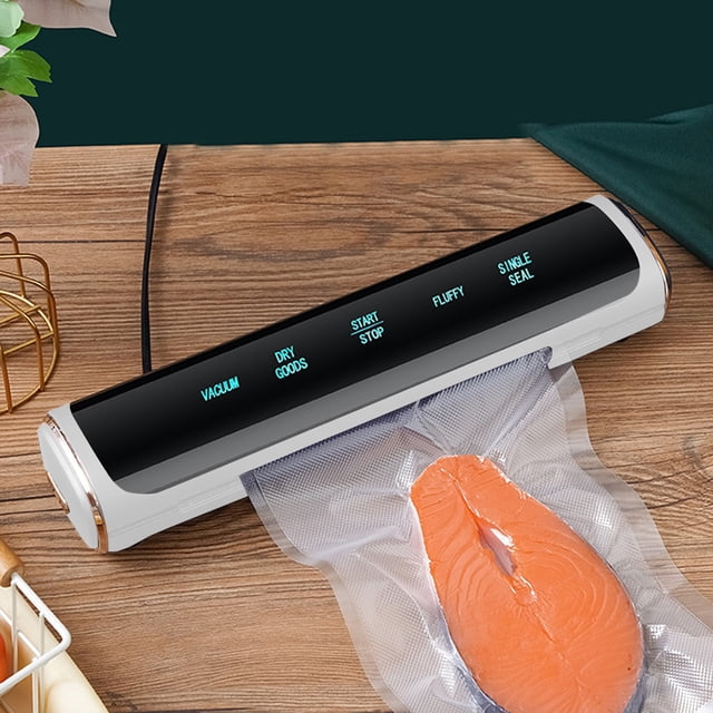 Vacuum Sealer Machine With 10 Vacuum Bags Food Vacuum Sealer Dry/Moist Vacuum Sealer For Airtight Food Storage For Kitchen Food Sealer For All Saving Needs