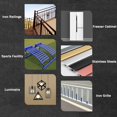 thumbnail image 3 of Powder Coating | Perfect for Metal Surfaces | Car Paint | Building Materials | Powder Paint for Steel Structures, Factories, Buildings, Playgrounds, Gardens (Gold 32 oz), 3 of 9