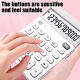 thumbnail image 4 of HHBEAUTY Premium Commercial 12-Digit Large Desktop Calculator, Voice Calculator, Battery and Solar Powered, Perfect for Home/Office Accounting Finance Use, 4 of 6