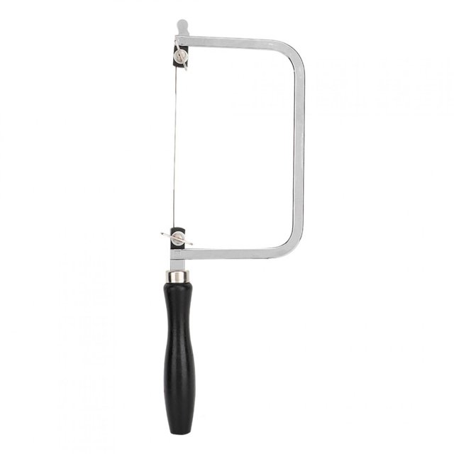 FLAMEEN Nœud de Scie Portable pour Bijoux Fil Sculpté Poignée en Forme de U Outil pour Traitement de Bijoux, Nœud de Scie à Bijoux