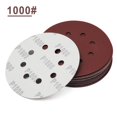 thumbnail image 1 of Bgsha 20pcs 5 Inch 125mm Round Sandpaper 8 Hole Sanding Discs Hook & Loop Grit 40-2000, 1 of 9