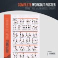 thumbnail image 2 of FitMate Kettlebell Workout Exercise Poster - Workout Routine with Free Weights, Home Gym Decor, Room Guide (16.5 x 25 Inch), 2 of 5