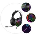 thumbnail image 4 of 1Pc Gaming Headphone PC Gaming Headset Lightweight Headset with Mic Black, 4 of 9