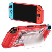 Protective Shell Case for Nintendo Switch OLED Console with Game Cartridge Slot
