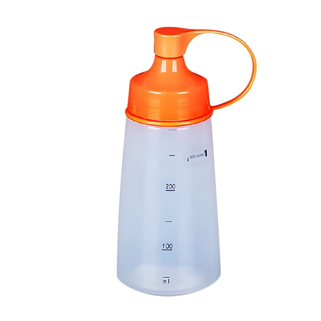 Oil Bottles for Kitchen,Plastic Bottles with Caps Graduated Squeezing Bottle Squeezing Plastic Bottle Salad Dressing Kitchen Oil Pot Olive Oil Bottle,Salad Dressing Bottles
