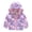 Violet, variante sur Manteau Coupe-Vent à Capuche pour Tout-Petits Enfants Bébés Garçons Filles, Mode, Mignon, Fleurs Dessin Animé, Motif Lapin