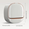 thumbnail image 4 of Wall Mounted Waterproof Soap Dish with Drainage Box Holder Bathroom, 4 of 9
