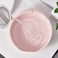 thumbnail image 4 of Thickened Plastic Wash Basin | Multi-Purpose Laundry & Foot Bath Tub | Student Dormitory Household ABS Basin | Round Flat-Bottom Design | 10.43x9.64x3.54 Inches | White Pink Green Colors, 4 of 6