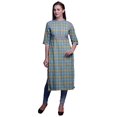 thumbnail image 1 of Bimba Kurta Santoon en Viscose Tunique d'Été Imprimée Kurtis Droite pour Femmes, 1 of 5