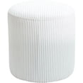 thumbnail image 3 of Meridian Furniture Roy Cream Ottoman/Stool, 3 of 7