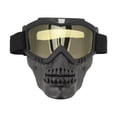 thumbnail image 2 of Dirt Bike Goggles, Skull Motorcycle Helmet Goggles Dirt Bike Motorcycle Goggles for Motocross  Riding Racing Men Women, 2 of 8