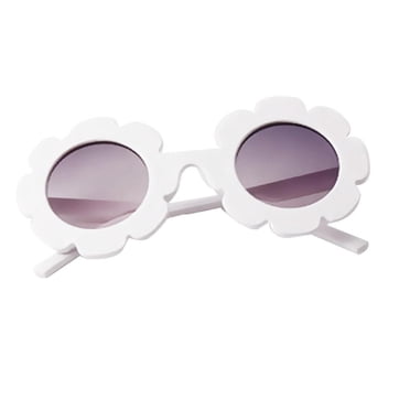 Kids Polarized Flower Flexible Sunglasses , Glasses Shades Eyeglasses Red
