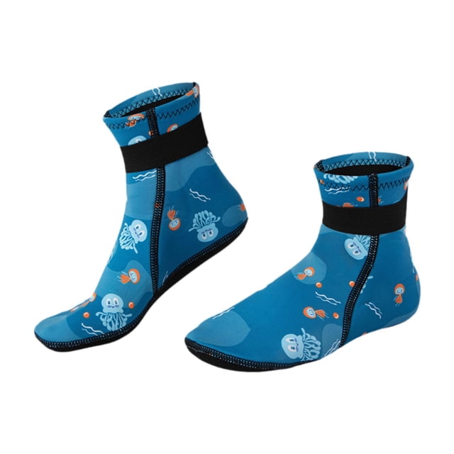 DYNWAVECA Diving Socks Anti Scratch Coldproof Boots for Beach Water Sports Swim Scuba Surf for 18cm