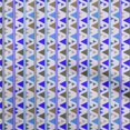 thumbnail image 1 of oneOone Cotton Poplin Medium Blue Fabric Geometric Craft Projects Decor Fabric Printed By The Yard 42 Inch Wide, 1 of 4