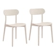 thumbnail image 1 of Chaises empilables Patioflare, crème, lot de 2, 1 of 8