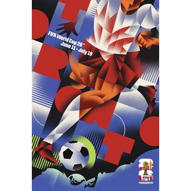 Coupe du Monde de la FIFA 2026TM – Affiche Toronto 13x19 (Licence Officielle)