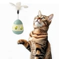 thumbnail image 3 of <p>Cat Slow Feeder Ball, Top Feather Cat Treat Dispenser Toy Cute Interactive IQ Training  For Indoor</p>, 3 of 7
