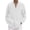 White, variant on 2025 Male Summer Solid Casual Long Neck Plus Size Loose Shirt Large Shirt Mens Turn Down Collar Long Sleeve Button Shirt Long Sleeve Shirt