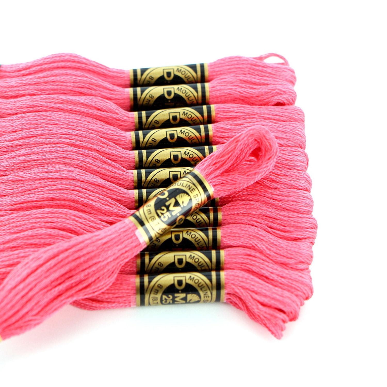 DMC rose coton 6 brins fil à broder écheveau, 8 m (8.7 yd)