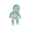 thumbnail image 1 of Stretchy Squeeze Ball, Soft Stress Ball, Squishy Figure Ball, Glitter Filled Squishy Do-Ll Stress Relief Toy, Slow Rising Stretchy Squeeze Fidget Toy for Anxiety Relief, Green, 1 of 7