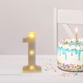 thumbnail image 4 of Illuminated LED Alphabet Letter Light Decorative Marquee Lamp for Birthday Party Wedding Children's Room Home Bar Wall Battery Operated, 4 of 6