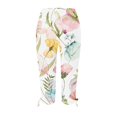 thumbnail image 4 of Pantalon Cargo pour Femmes à Coupe Décontractée par Generic TG, Capris Décontractés Noirs Unis, à Cordon, Raccourcis, Légers, 1 Unité, 4 of 5