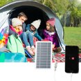thumbnail image 4 of Mistaha 2W 5V Small Solar Panel with USB DIY Monocrystalline Silicon Solar Cell Waterproof Camping Portable Power Solar Panel for Power Bank Mobile Phone, 4 of 8