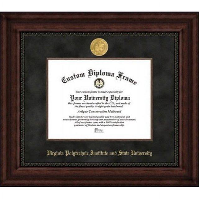 Campus Images VA999EXM Virginia Tech University Cadre pour Diplôme Exécutif, 13,5 Po x 15,5 Po