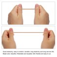 thumbnail image 3 of Uxcell Elastic Cord Heavy Stretch String Rope for Crafting DIY Sewing Hook Straps Camping Tie Down Strap Dark Yellow 2.5mm x 90m, 3 of 5