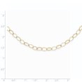 thumbnail image 2 of 14K Yellow Gold Oval Link Necklace 18 Inch, 2 of 2