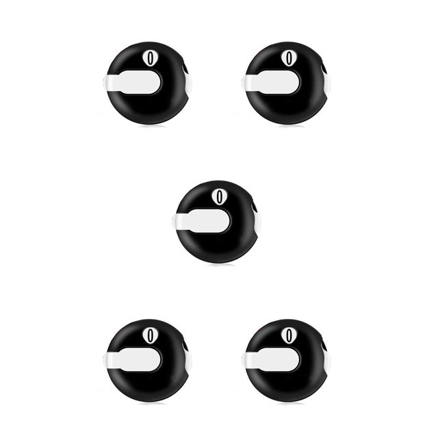 bedienty Golf Score Counter 12 Strokes Digit Handheld Keeper Reusable Training Aids Outdoor Indoor Sports Scoring Tools White Black 5Set
