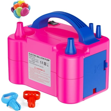 Electric Air Balloon Pump, Portable Dual Nozzle Electric Balloon Inflator for Party Decoration
