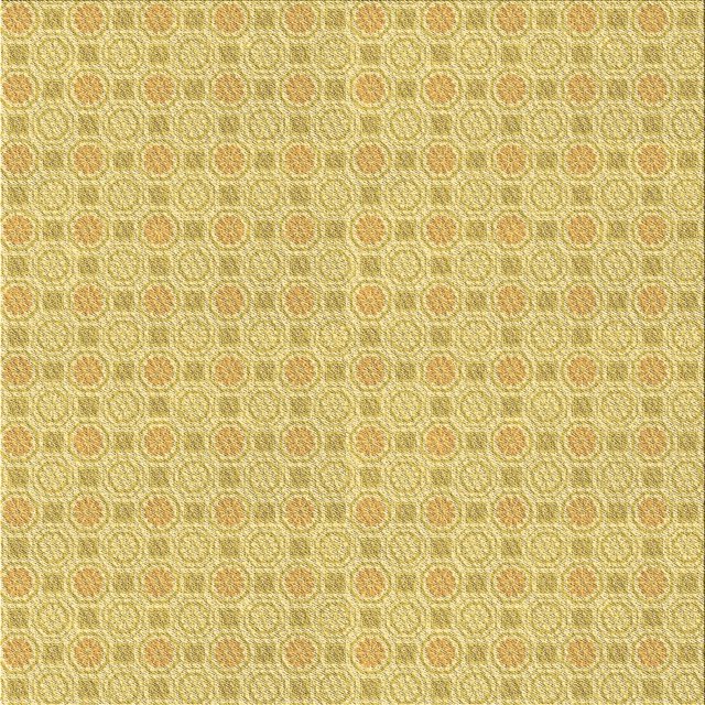 Ahgly Company Tapis d'Intérieur Lavables en Machine, Carrés Transitionnels, Jaune Vif, 5' Carré