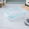 thumbnail image 5 of Boîte à Bento en Verre, Récipient à Lunch Micro-Ondes pour Étudiants Bureau, Verre Résistant aux Chocs Thermique, Boîte de Conservation des Repas, Lave-Vaisselle Facile à Nettoyer, Stockage Alimentaire Portable, 5 of 5