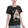 thumbnail image 2 of T-Shirt Basique à Manches Courtes pour Femmes Demon Slayer : Koiju et Nidouzi, 2 of 6